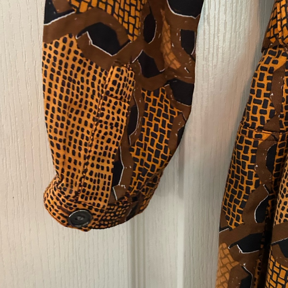 🎉 Host Pick 🎉 Burberry Brit Elegant Brown Patterned Dress - Picture 6 of 8